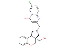 7-chloro-2-{[(3aS*,9bS*)-3a-(hydroxymethyl)-1,3a,4,9b-tetrahydrochromeno[3,4-c]pyrrol-2(3H)-yl]methyl}-4H-pyrido[1,2-a]pyrimidin-4-one