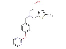 3-{[(5-methyl-2-thienyl)methyl][4-(pyrimidin-2-yloxy)benzyl]amino}propan-1-ol