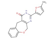 2-(5-methyl-2-furyl)-5,11-dihydro[1]benzoxepino[3,4-d]pyrimidin-4(3H)-one