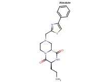(3S,9aR)-8-[(4-phenyl-1,3-thiazol-2-yl)methyl]-3-propyltetrahydro-2H-pyrazino[1,2-a]pyrazine-1,4(3H,6H)-dione