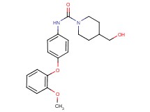 4-(hydroxymethyl)-N-[4-(2-methoxyphenoxy)phenyl]piperidine-1-carboxamide