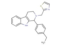 1-(4-ethylphenyl)-2-(1,3-thiazol-2-ylmethyl)-2,3,4,9-tetrahydro-1H-beta-carboline