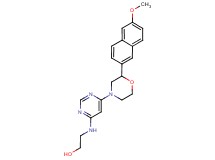 2-({6-[2-(6-methoxy-2-naphthyl)morpholin-4-yl]pyrimidin-4-yl}amino)ethanol