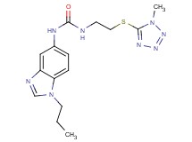 N-{2-[(1-methyl-1H-tetrazol-5-yl)thio]ethyl}-N'-(1-propyl-1H-benzimidazol-5-yl)urea