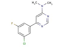 6-(3-chloro-5-fluorophenyl)-N,N-dimethylpyrimidin-4-amine