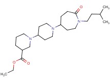 ethyl 1'-[1-(3-methylbutyl)-7-oxo-4-azepanyl]-1,4'-bipiperidine-3-carboxylate