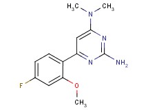 6-(4-fluoro-2-methoxyphenyl)-N~4~,N~4~-dimethylpyrimidine-2,4-diamine