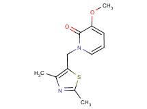 1-[(2,4-dimethyl-1,3-thiazol-5-yl)methyl]-3-methoxypyridin-2(1H)-one