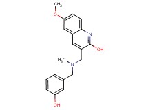 3-{[(3-hydroxybenzyl)(methyl)amino]methyl}-6-methoxy-2-quinolinol