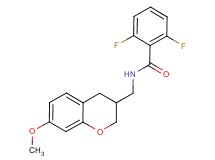 2,6-difluoro-N-[(7-methoxy-3,4-dihydro-2H-chromen-3-yl)methyl]benzamide