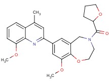 9-methoxy-7-(8-methoxy-4-methyl-2-quinolinyl)-4-(tetrahydro-2-furanylcarbonyl)-2,3,4,5-tetrahydro-1,4-benzoxazepine