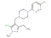 3-chloro-6-{4-[(5-chloro-3-ethyl-1-methyl-1H-pyrazol-4-yl)methyl]piperazin-1-yl}pyridazine