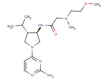N~1~-[rel-(3R,4S)-1-(2-amino-4-pyrimidinyl)-4-isopropyl-3-pyrrolidinyl]-N~2~-(2-methoxyethyl)-N~2~-methylglycinamide dihydrochloride