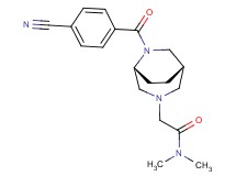 2-[(1S*,5R*)-6-(4-cyanobenzoyl)-3,6-diazabicyclo[3.2.2]non-3-yl]-N,N-dimethylacetamide