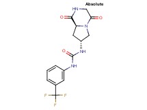 N-[(7R,8aS)-1,4-dioxooctahydropyrrolo[1,2-a]pyrazin-7-yl]-N'-[3-(trifluoromethyl)phenyl]urea