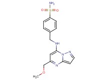 4-({[5-(methoxymethyl)pyrazolo[1,5-a]pyrimidin-7-yl]amino}methyl)benzenesulfonamide