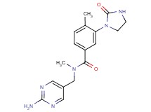 N-[(2-amino-5-pyrimidinyl)methyl]-N,4-dimethyl-3-(2-oxo-1-imidazolidinyl)benzamide