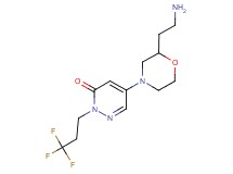 5-[2-(2-aminoethyl)-4-morpholinyl]-2-(3,3,3-trifluoropropyl)-3(2H)-pyridazinone hydrochloride