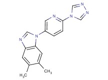 5,6-dimethyl-1-[6-(4H-1,2,4-triazol-4-yl)pyridin-3-yl]-1H-benzimidazole