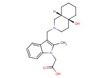 (3-{[(4aS*,8aS*)-4a-hydroxyoctahydroisoquinolin-2(1H)-yl]methyl}-2-methyl-1H-indol-1-yl)acetic acid