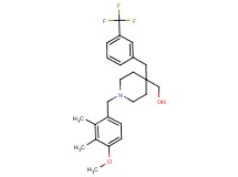 {1-(4-methoxy-2,3-dimethylbenzyl)-4-[3-(trifluoromethyl)benzyl]-4-piperidinyl}methanol
