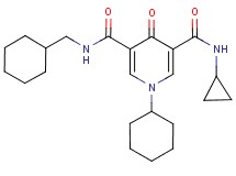 1-cyclohexyl-N-(cyclohexylmethyl)-N'-cyclopropyl-4-oxo-1,4-dihydro-3,5-pyridinedicarboxamide