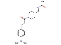 N-[(1-{3-[4-(dimethylamino)phenyl]propanoyl}-4-piperidinyl)methyl]acetamide