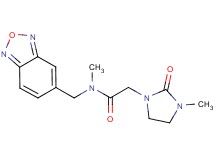 N-(2,1,3-benzoxadiazol-5-ylmethyl)-N-methyl-2-(3-methyl-2-oxoimidazolidin-1-yl)acetamide