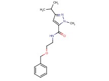 N-[2-(benzyloxy)ethyl]-3-isopropyl-1-methyl-1H-pyrazole-5-carboxamide