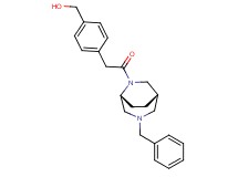 (4-{2-[(1S*,5R*)-3-benzyl-3,6-diazabicyclo[3.2.2]non-6-yl]-2-oxoethyl}phenyl)methanol