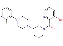 2-({3-[4-(2-fluorophenyl)-1-piperazinyl]-1-piperidinyl}carbonyl)-3-pyridinol