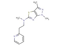 N,1,3-trimethyl-N-(2-pyridin-2-ylethyl)-1H-pyrazolo[3,4-d][1,3]thiazol-5-amine