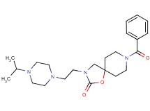 8-benzoyl-3-[2-(4-isopropylpiperazin-1-yl)ethyl]-1-oxa-3,8-diazaspiro[4.5]decan-2-one