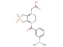 [(4aR*,7aS*)-4-[3-(dimethylamino)benzoyl]-6,6-dioxidohexahydrothieno[3,4-b]pyrazin-1(2H)-yl]acetic acid