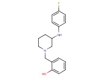 2-({3-[(4-fluorophenyl)amino]-1-piperidinyl}methyl)phenol
