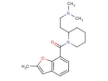 N,N-dimethyl-2-{1-[(2-methyl-1-benzofuran-7-yl)carbonyl]-2-piperidinyl}ethanamine