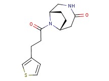 (1S*,6R*)-9-[3-(3-thienyl)propanoyl]-3,9-diazabicyclo[4.2.1]nonan-4-one