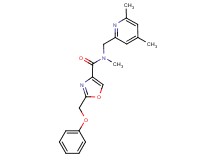 N-[(4,6-dimethylpyridin-2-yl)methyl]-N-methyl-2-(phenoxymethyl)-1,3-oxazole-4-carboxamide