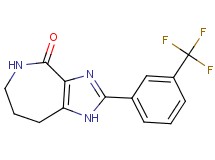 2-[3-(trifluoromethyl)phenyl]-5,6,7,8-tetrahydroimidazo[4,5-c]azepin-4(1H)-one