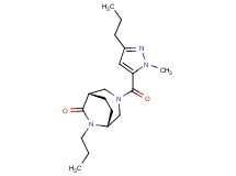 (1S*,5R*)-3-[(1-methyl-3-propyl-1H-pyrazol-5-yl)carbonyl]-6-propyl-3,6-diazabicyclo[3.2.2]nonan-7-one