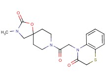 4-[2-(3-methyl-2-oxo-1-oxa-3,8-diazaspiro[4.5]dec-8-yl)-2-oxoethyl]-2H-1,4-benzothiazin-3(4H)-one