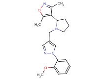 4-(1-{[1-(2-methoxyphenyl)-1H-pyrazol-4-yl]methyl}pyrrolidin-2-yl)-3,5-dimethylisoxazole