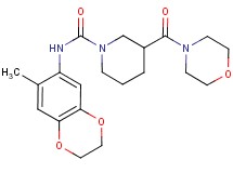 N-(7-methyl-2,3-dihydro-1,4-benzodioxin-6-yl)-3-(morpholin-4-ylcarbonyl)piperidine-1-carboxamide