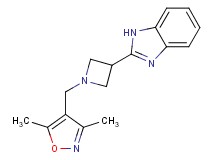 2-{1-[(3,5-dimethylisoxazol-4-yl)methyl]azetidin-3-yl}-1H-benzimidazole