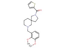 7-(2,3-dimethoxybenzyl)-2-(2-thienylcarbonyl)-2,7-diazaspiro[4.5]decane