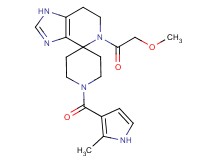5-(methoxyacetyl)-1'-[(2-methyl-1H-pyrrol-3-yl)carbonyl]-1,5,6,7-tetrahydrospiro[imidazo[4,5-c]pyridine-4,4'-piperidine]