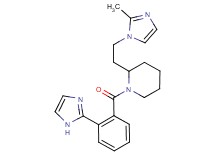 1-[2-(1H-imidazol-2-yl)benzoyl]-2-[2-(2-methyl-1H-imidazol-1-yl)ethyl]piperidine