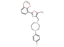 1-{[2-(2,3-dimethoxyphenyl)-5-methyl-1,3-oxazol-4-yl]methyl}-4-(4-fluorophenyl)-1,4-diazepane