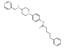 5-phenyl-N-(4-{4-[(4-pyridinylmethyl)amino]-1-piperidinyl}phenyl)pentanamide