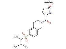 N-isopropyl-N-methyl-2-(5-oxo-D-prolyl)-1,2,3,4-tetrahydroisoquinoline-6-sulfonamide